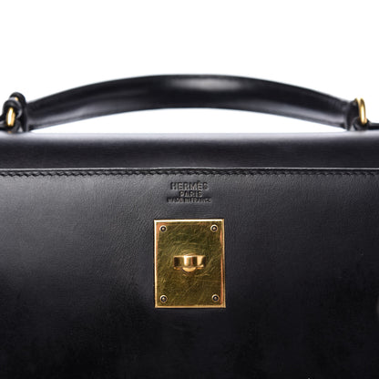 Hermes Box Kelly Sellier 32 Black 8 of 13