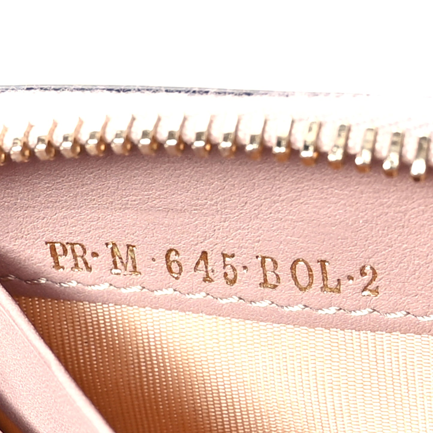 Calfskin Rockstud Zip Around Wallet Poudre