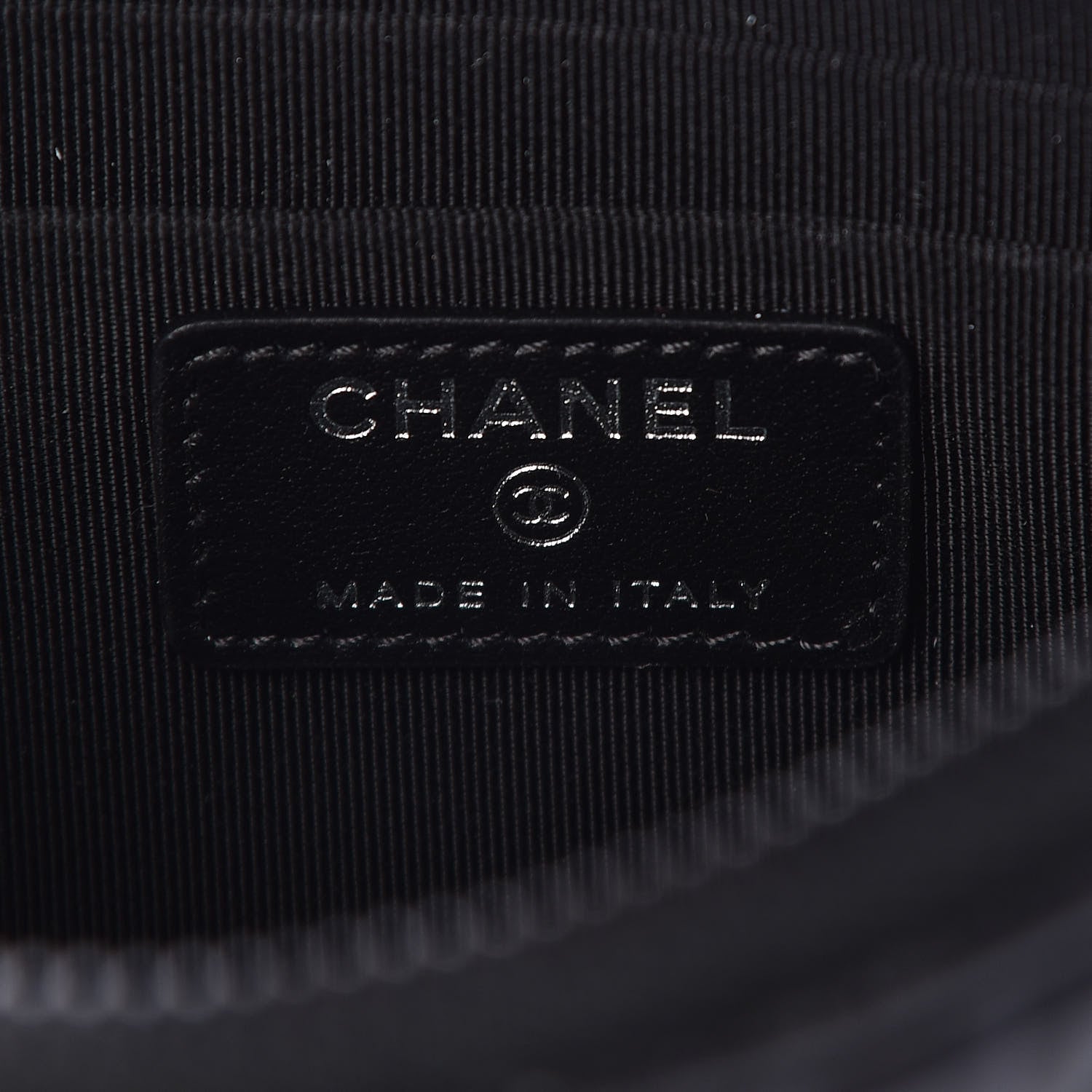 Chanel Aged Calfskin Quilted Medium Reissue Cosmetic Case So Black 6 of 8