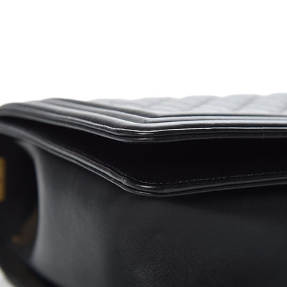 Chanel Calfskin Quilted New Medium Boy Flap Black 10 of 16