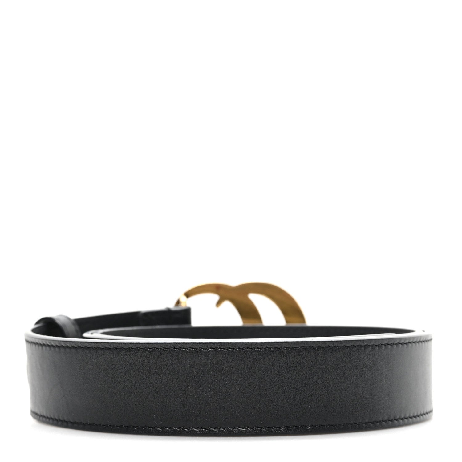 Gucci Calfskin Double G 30mm Belt 90 36 Black 2 of 4