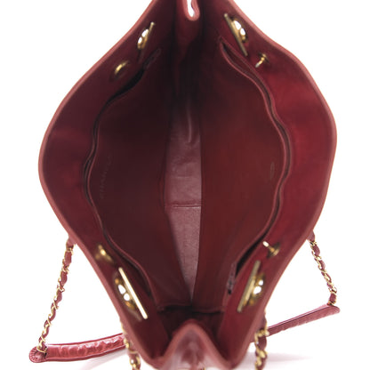 Chanel Lambskin Quilted Tote Red 5 of 11