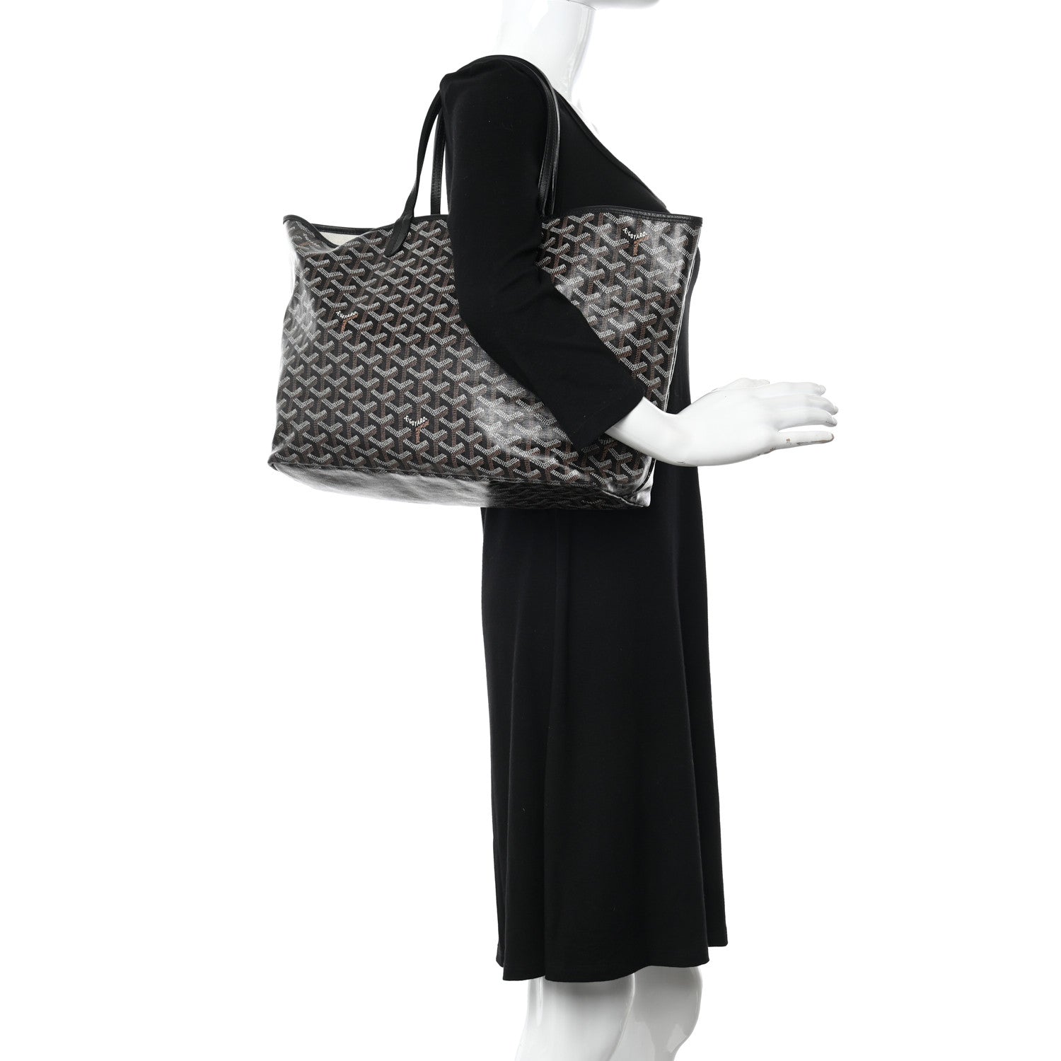 Goyard Goyardine Saint Louis PM Black 2 of 18