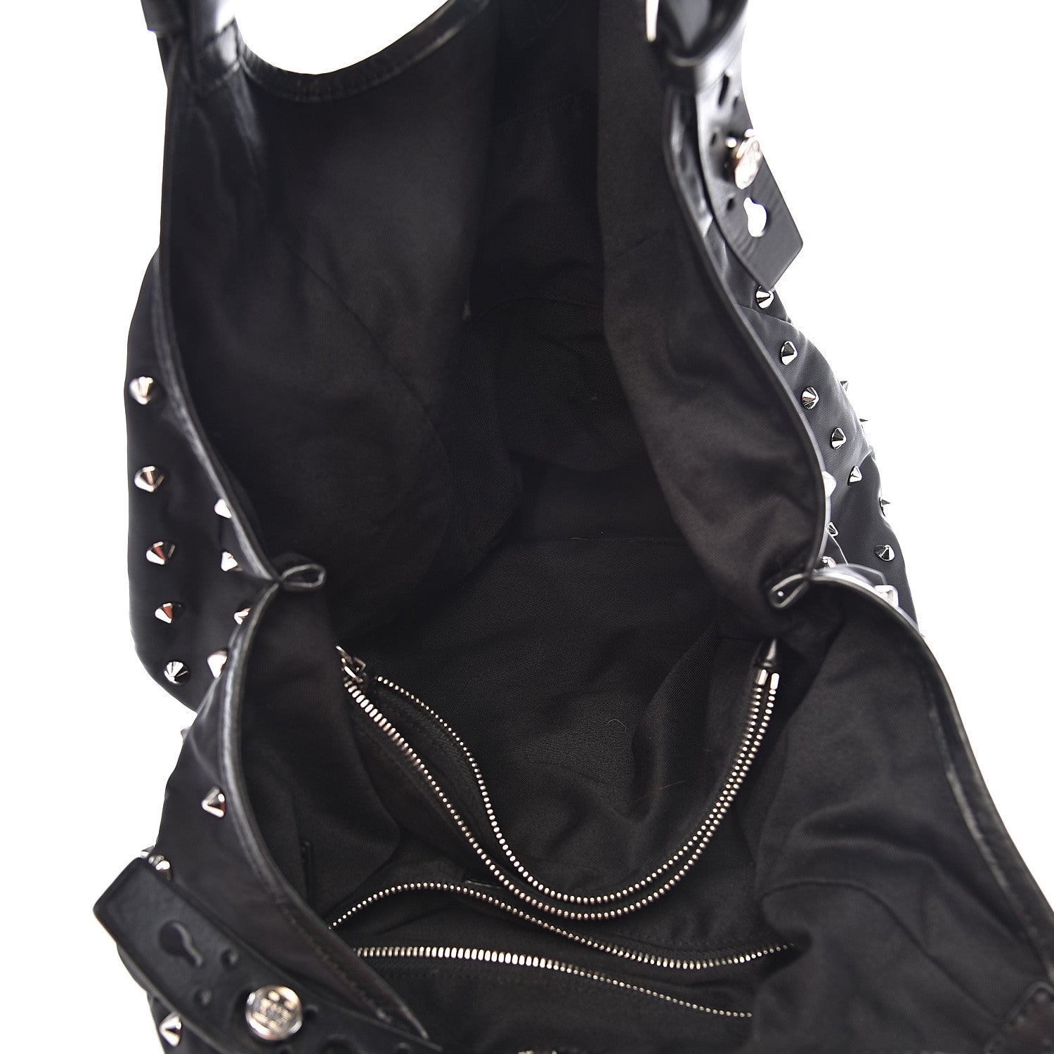 Givenchy Nylon Studded Shoulder Bag Black 5 of 11