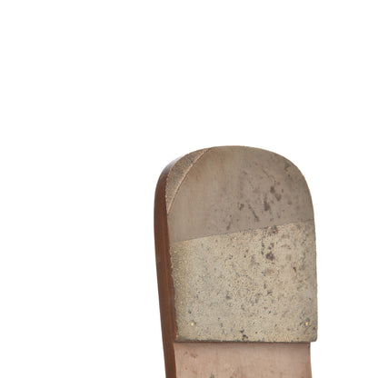 Hermes Box Calfskin Oran Sandals 38.5 White 23 of 24