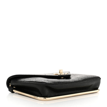 Chanel Caviar Envelope Wallet On Chain WOC Black 4 of 11