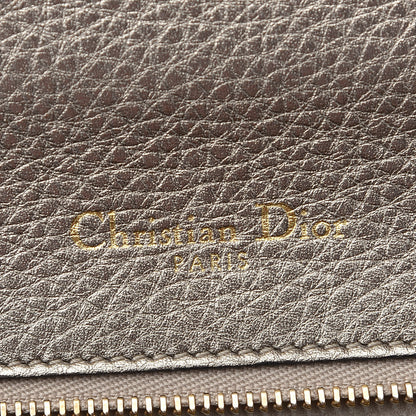 Christian Dior Metallic Grained Calfskin Medium Diorama Flap Bag Pale Gold 6 of 9