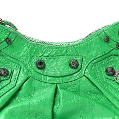 Balenciaga Agneau Arena Le Cagole Shoulder Bag XS Vivid Green 9 of 11