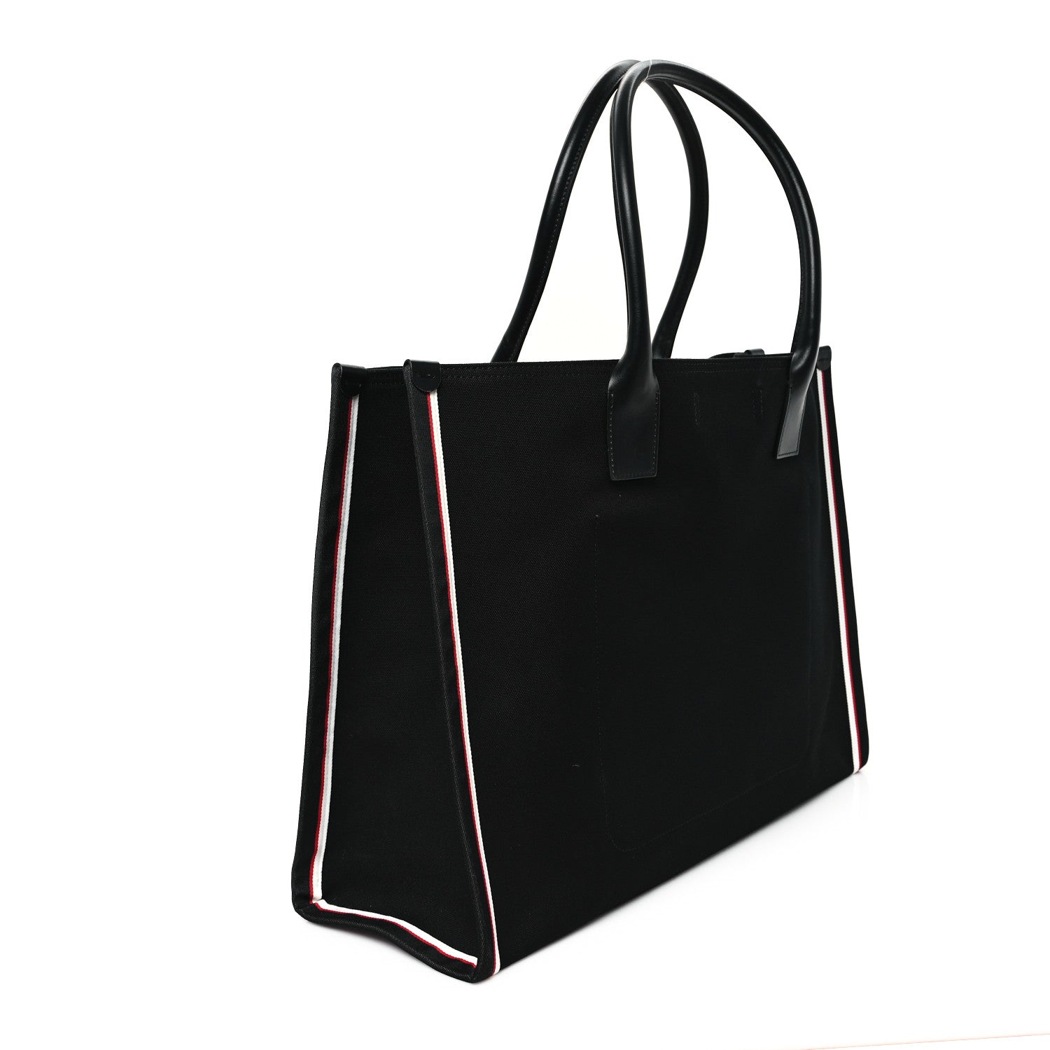 Christian Louboutin Linen Calfskin Extra Large Nastroloubi F.A.V.L. Tote Black 3 of 10