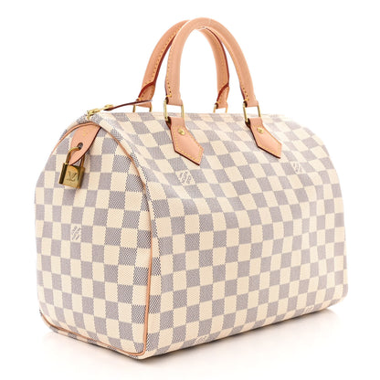 Louis Vuitton Damier Azur Speedy 30 3 of 10