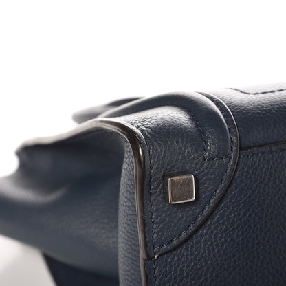 Celine Drummed Calfskin Micro Luggage Orage 9 of 11