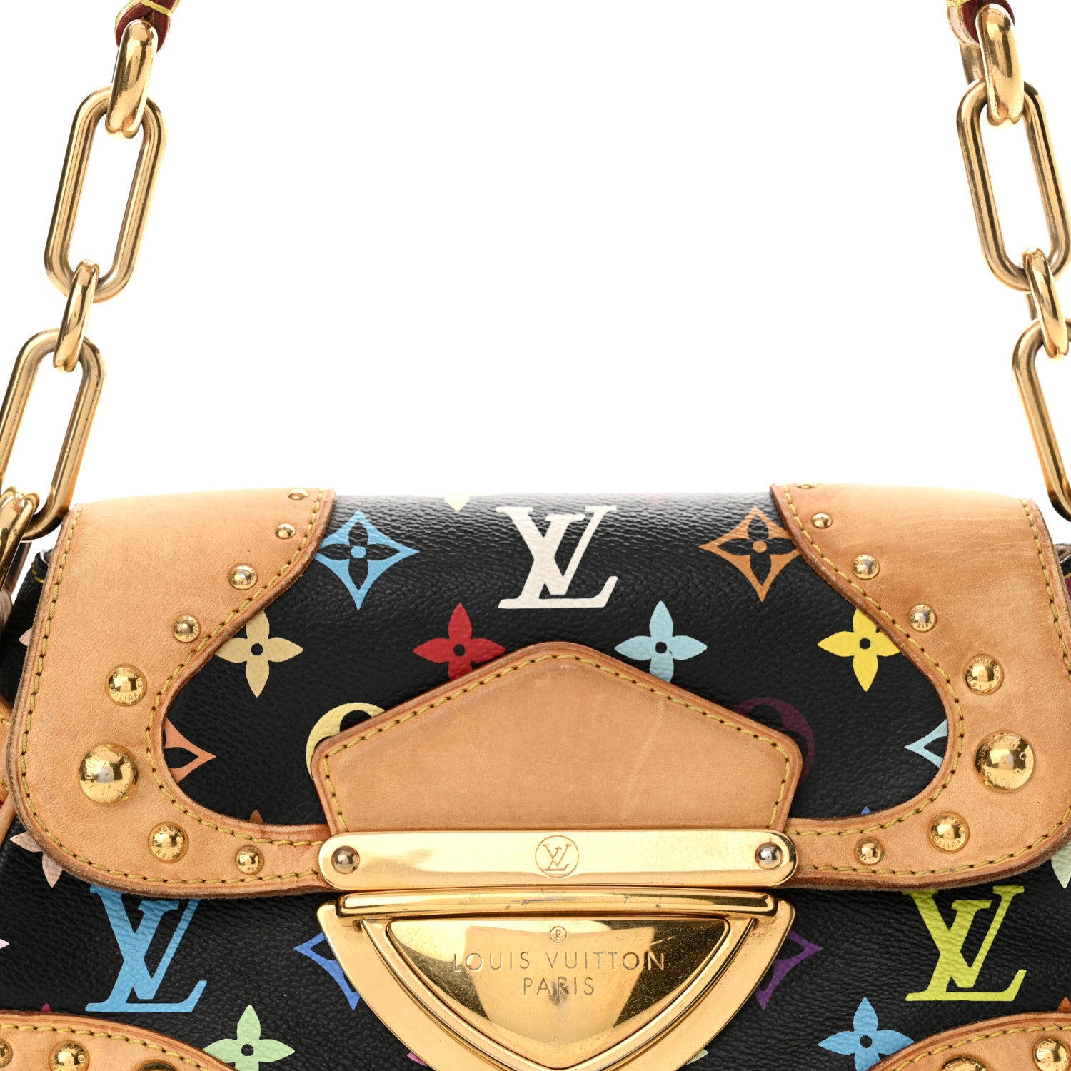 Louis Vuitton Monogram Multicolor Marilyn Black 8 of 13