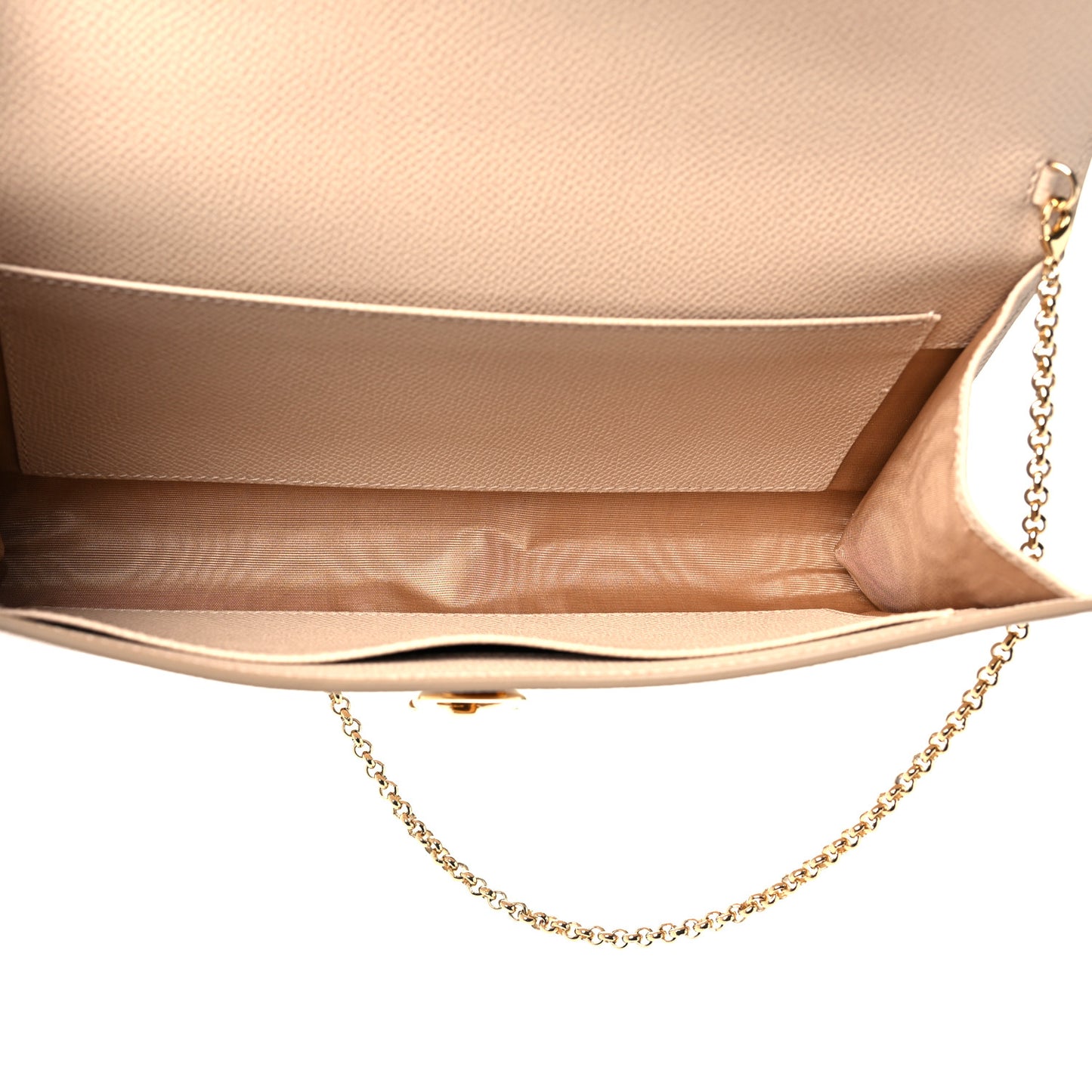 Hammered Calfskin Gancini Icona Mini Bag Macadamia
