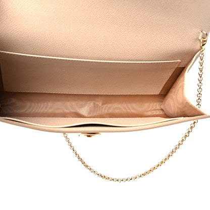 Salvatore Ferragamo Hammered Calfskin Gancini Icona Mini Bag Macadamia 6 of 8