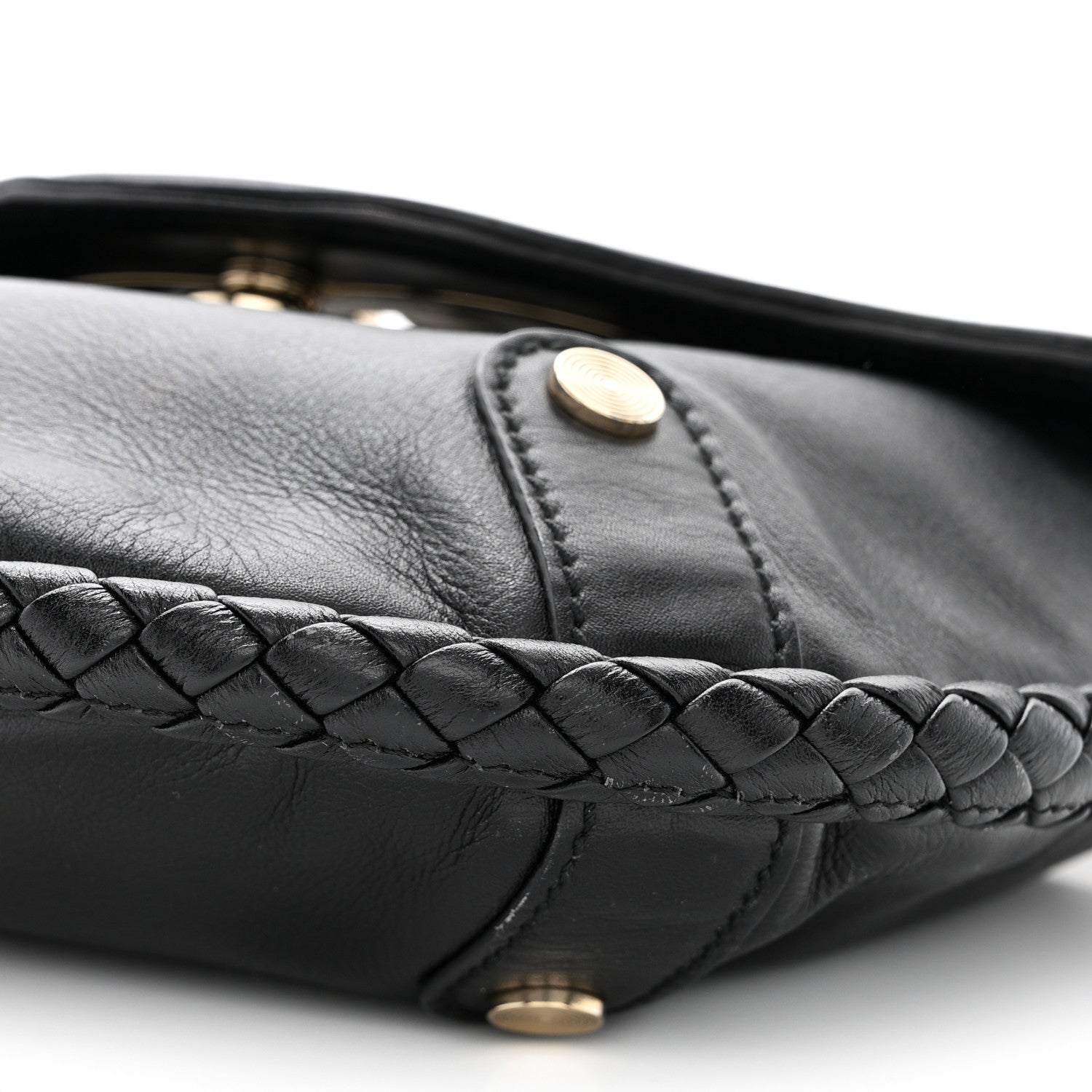 Gucci Calfskin Small Britt Tassel Shoulder Bag Black 10 of 10