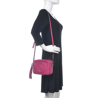 Gucci Cellarius Calfskin Small Soho Disco Bag Bright Bouganville 2 of 11
