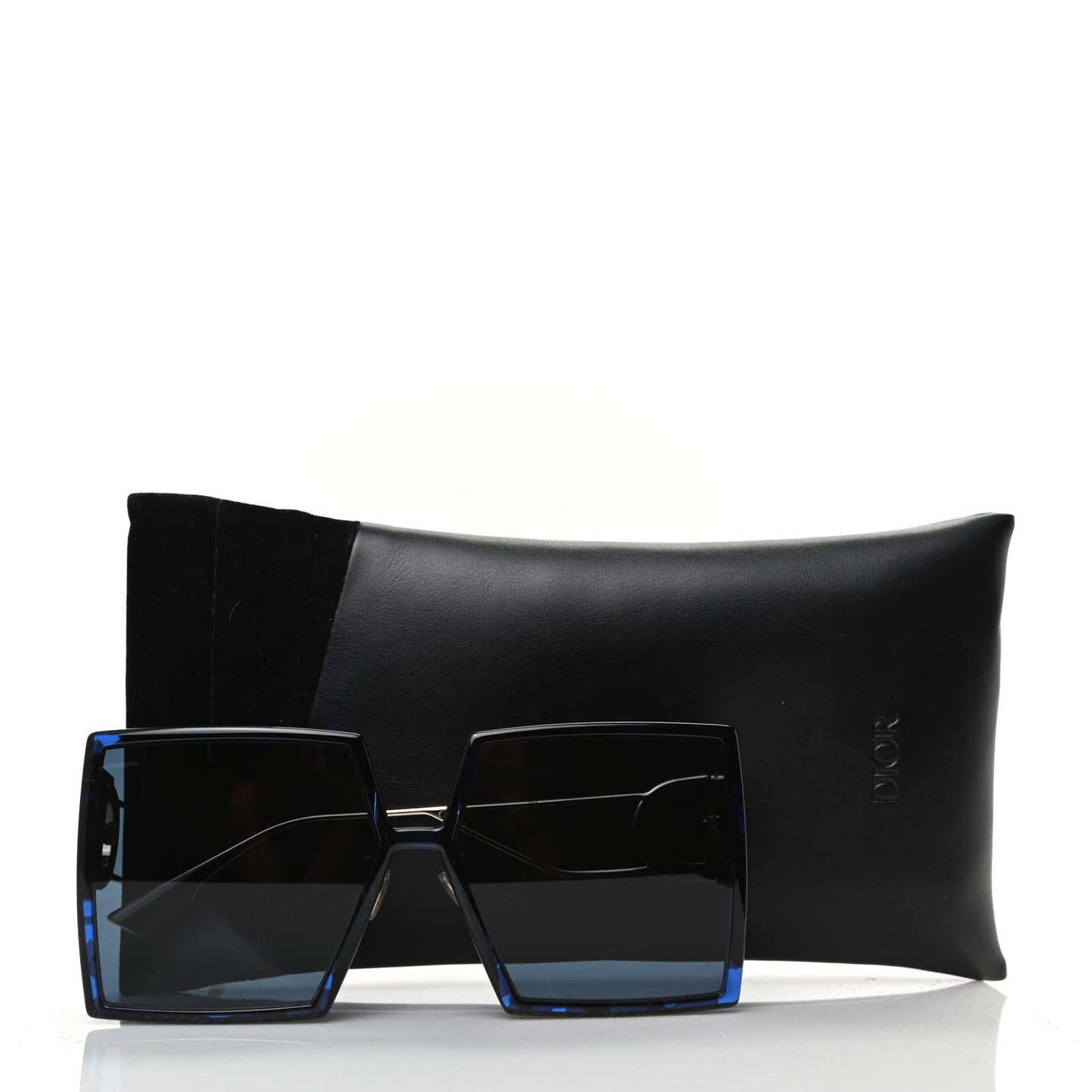 Acetate Square 30 Montaigne Sunglasses Blue