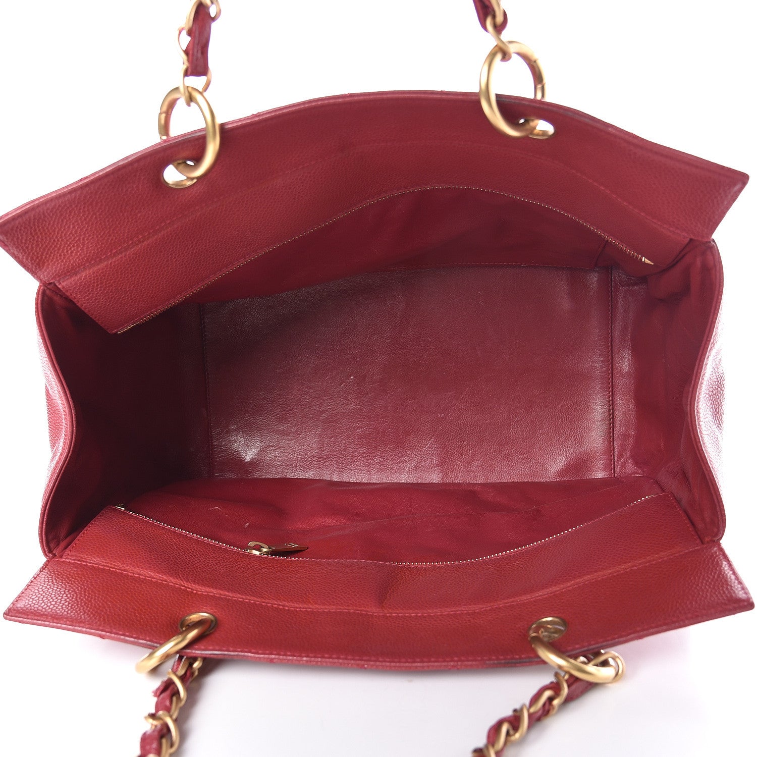 Chanel Caviar Quilted Petit Timeless Tote PTT Dark Pink 5 of 22