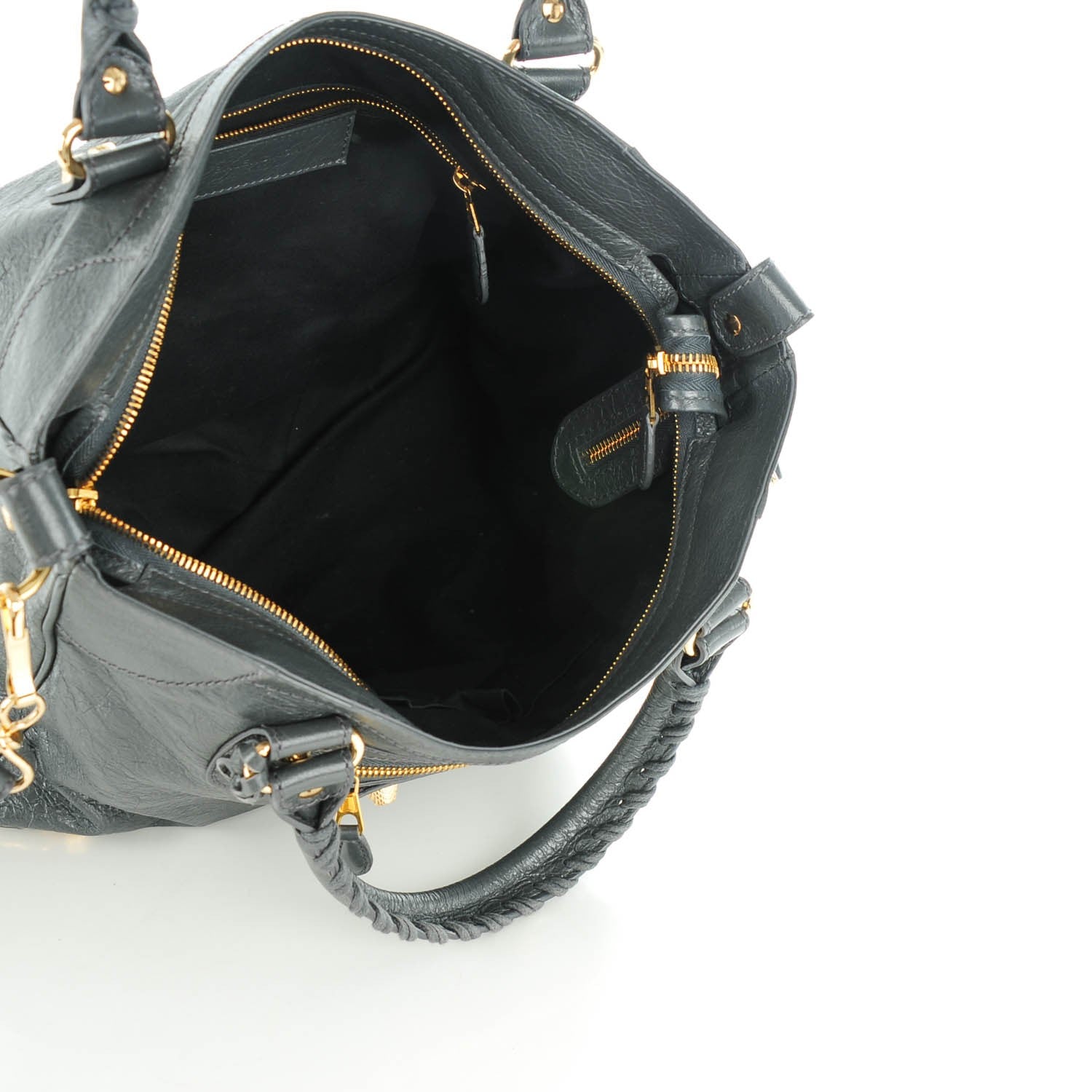 Balenciaga Agneau Giant 12 Gold Hardware Velo Gris Fossile Anthracite 6 of 8