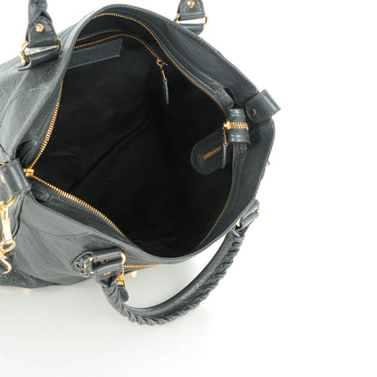 Balenciaga Agneau Giant 12 Gold Hardware Velo Gris Fossile Anthracite 6 of 8