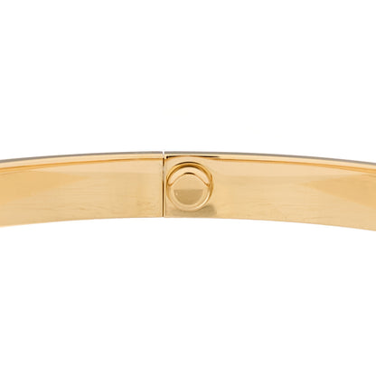 Cartier 18K Yellow Gold Medium LOVE Bracelet 17 7 of 9