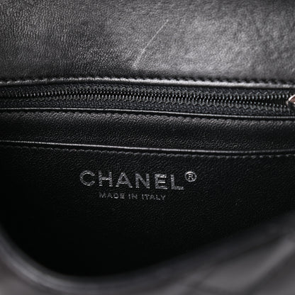 Chanel Lambskin Quilted Mini Square Flap Black 6 of 9