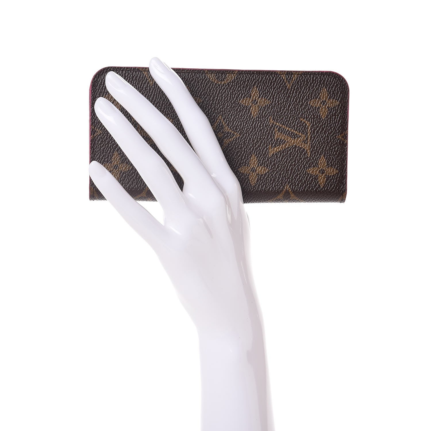 Louis Vuitton Monogram iPhone X Folio Case Rose Pop 2 of 8