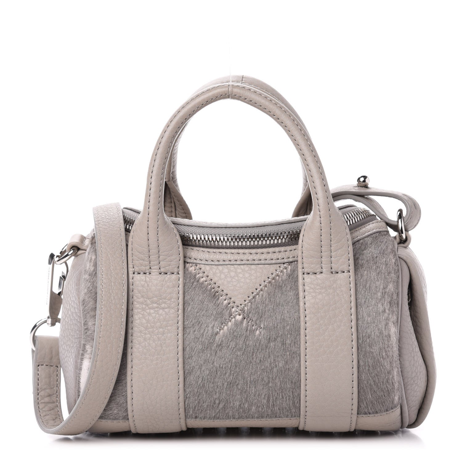 Alexander Wang Calf Hair Mini Rockie Pewter Rhodium Hardware 1 of 11