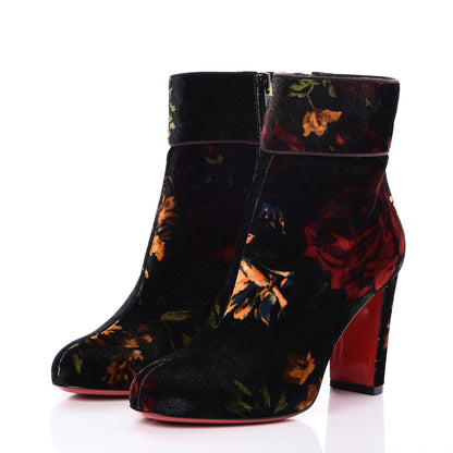 Christian Louboutin Veau Velours Moulamax 85 Booties 39 Black 3 of 8