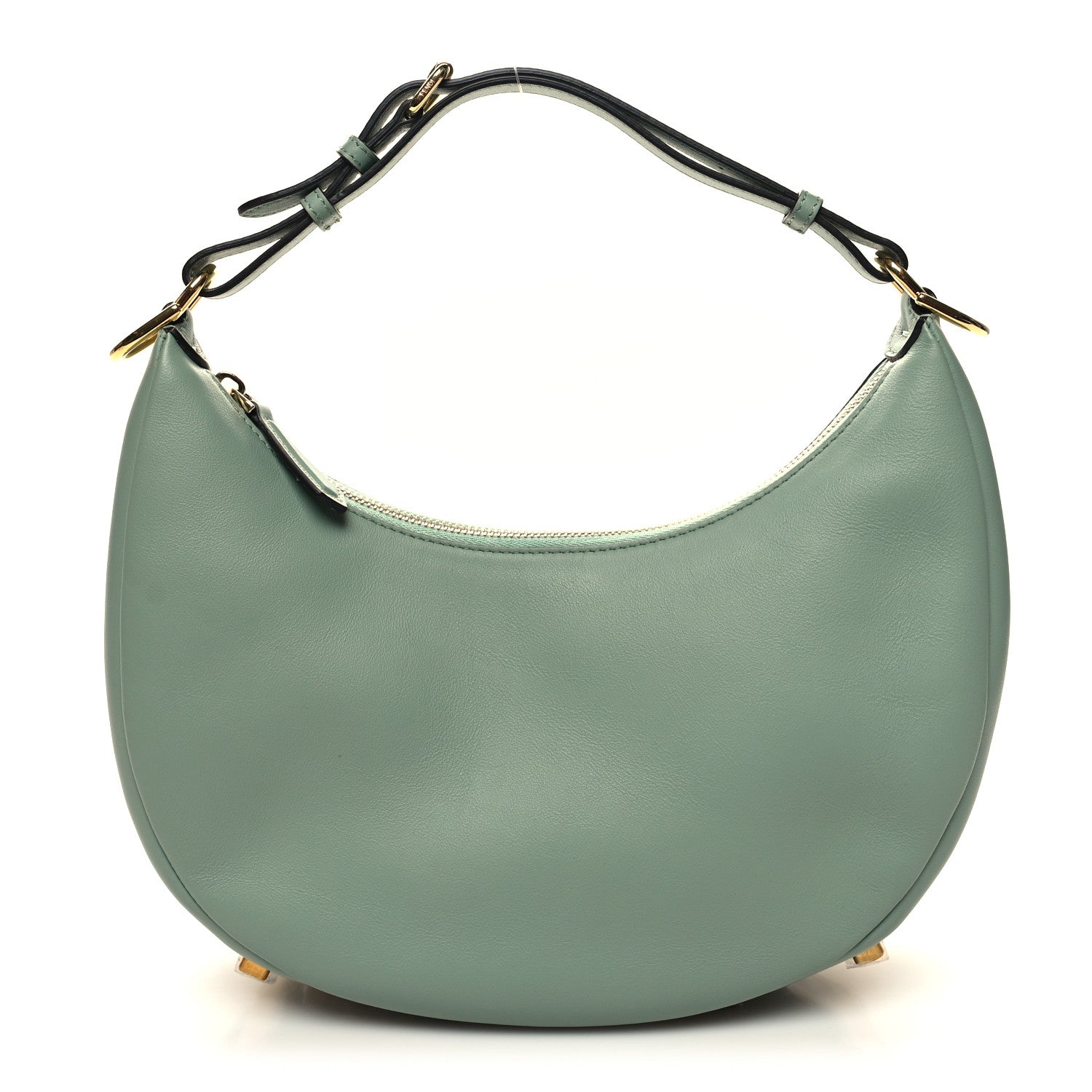 Fendi Vitello Grace Matte Small Fendigraphy Hobo Bag Menta 1 of 10