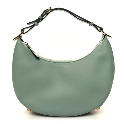 Fendi Vitello Grace Matte Small Fendigraphy Hobo Bag Menta 1 of 10