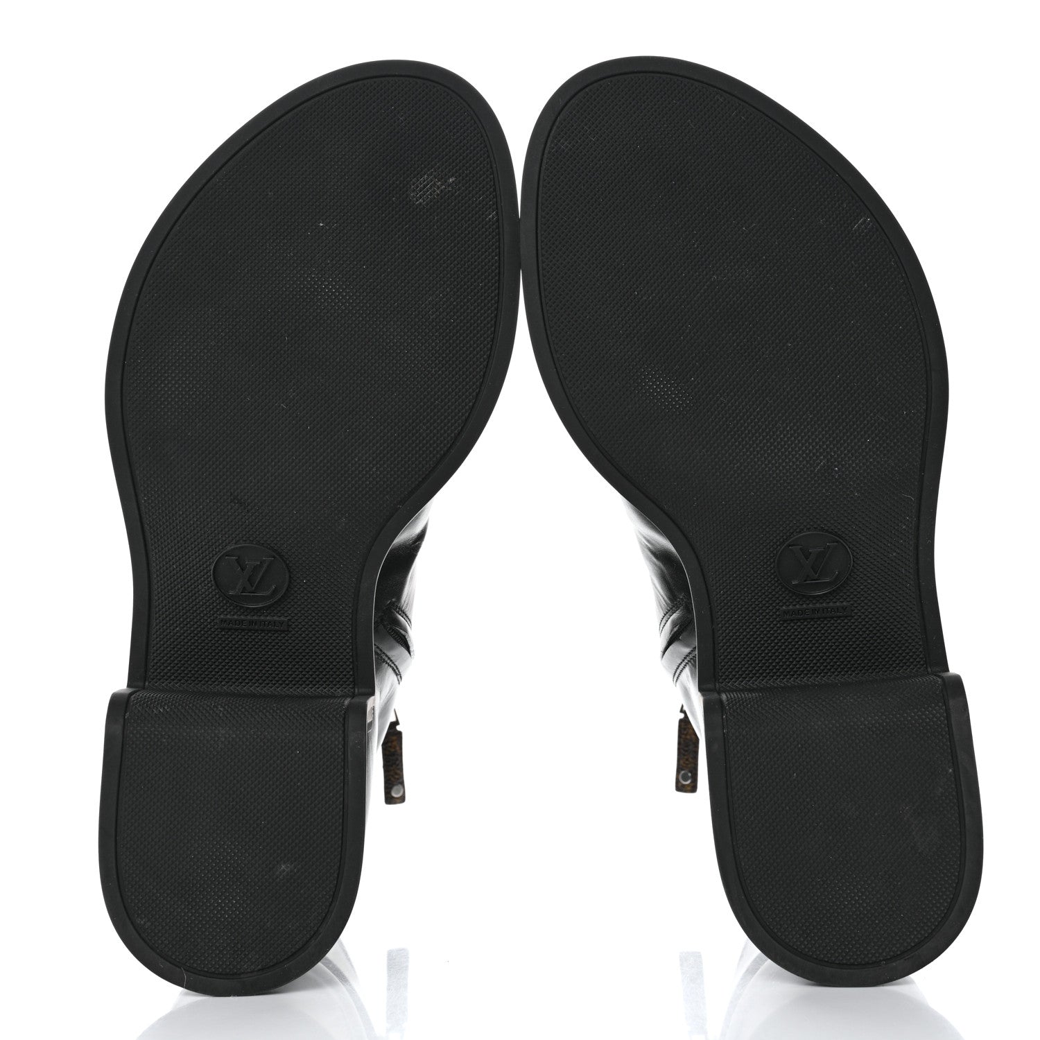 Louis Vuitton Calfskin Moonlight Boots 41 Black 5 of 8