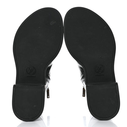 Louis Vuitton Calfskin Moonlight Boots 41 Black 5 of 8