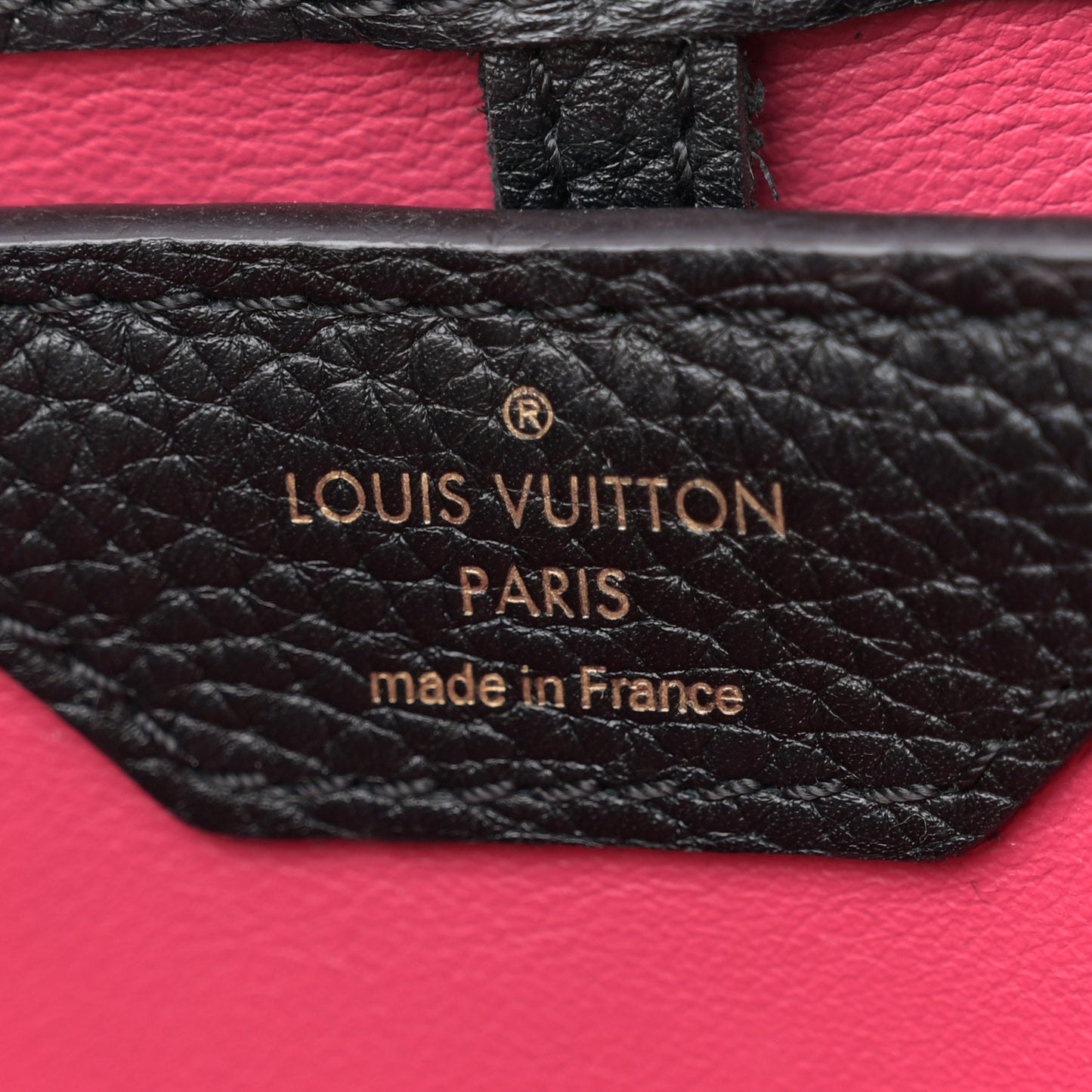 Taurillon Capucines PM Black