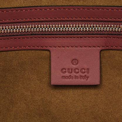 Gucci GG Supreme Monogram Blooms Medium Boston Beige Multicolor Dry Rose 6 of 6