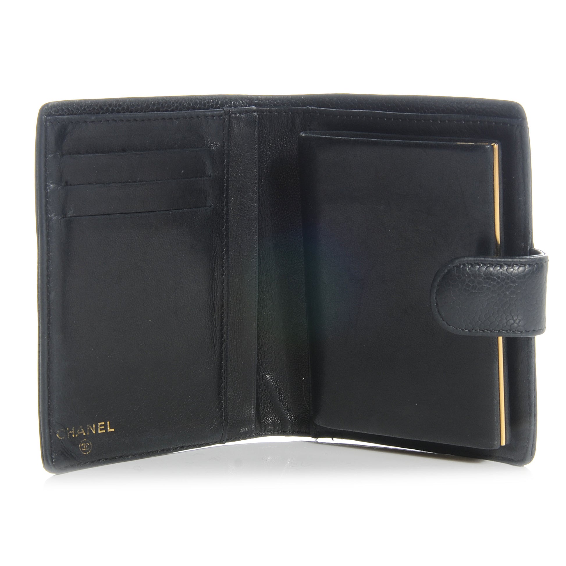 Chanel Caviar CC Wallet Black 6 of 9