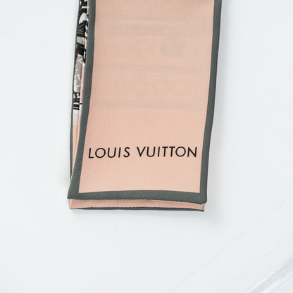 Louis Vuitton Silk Monogram Trunks Bandeau Rose Poudre 4 of 4