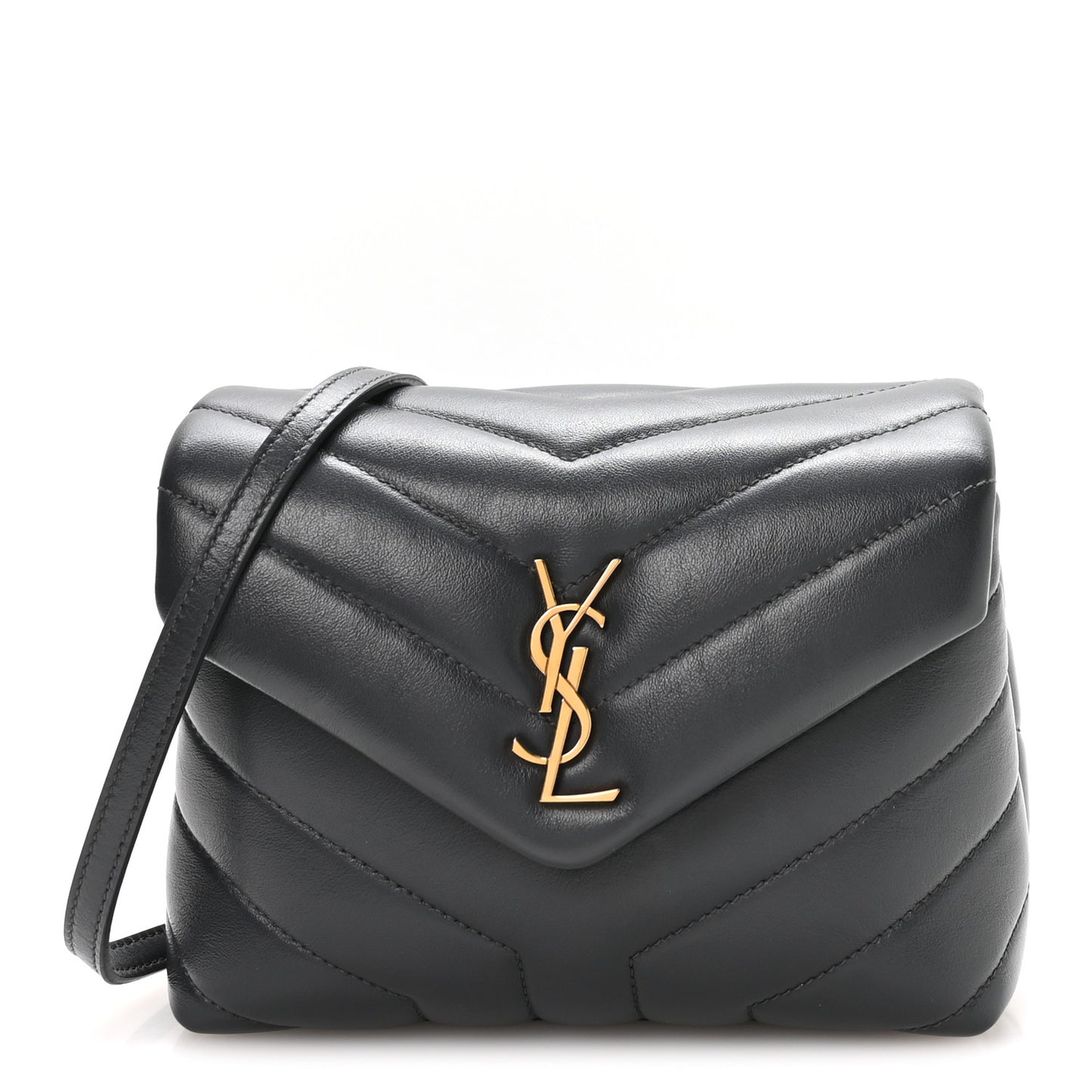 Calfskin Y Quilted Monogram Toy Loulou Crossbody Bag Storm