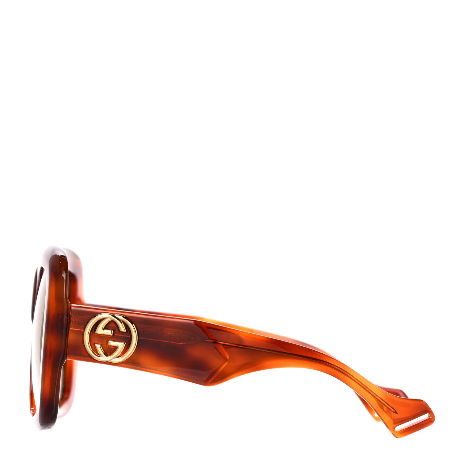 Gucci Acetate Square Frame Sunglasses GG0498S Brown 2 of 7