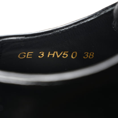 Valentino Garavani Calfskin Rockstud Womens M-Way Derby Loafers 38 Black 6 of 8