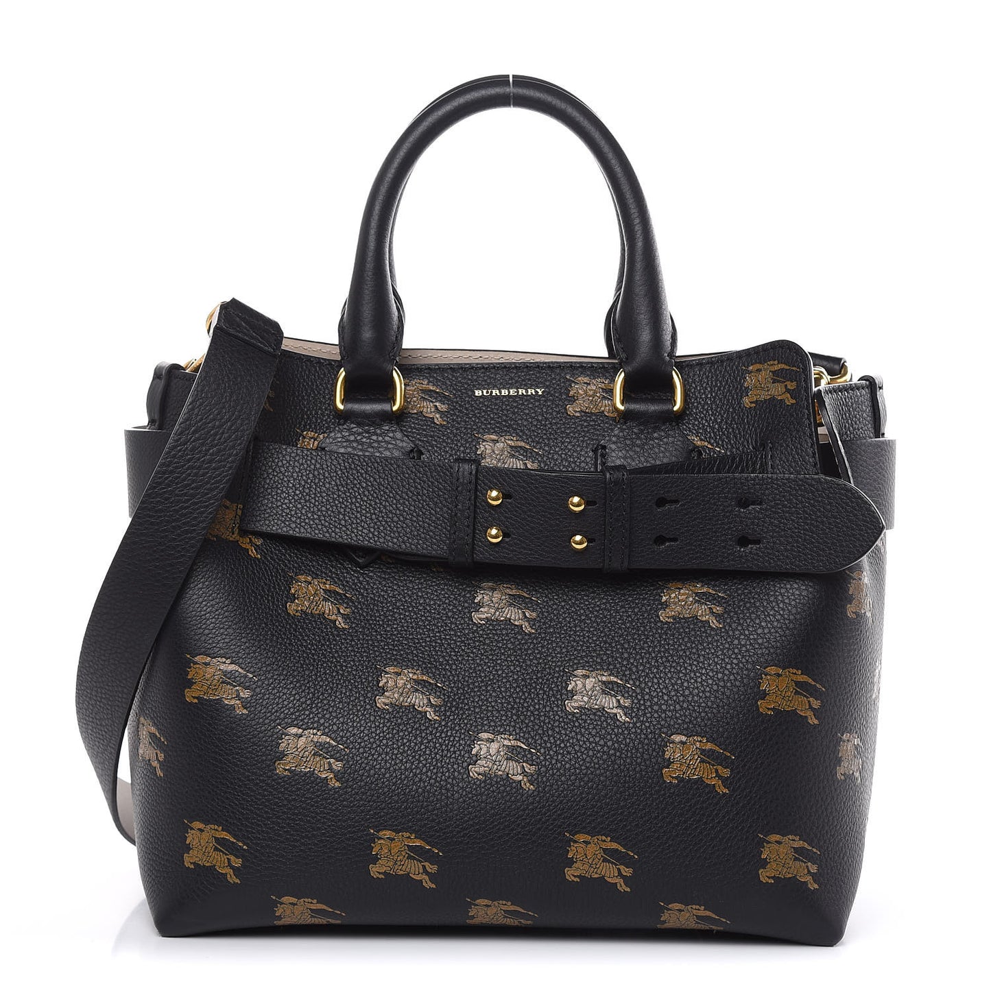 Grained Calfskin EKD Small Belt Bag Black