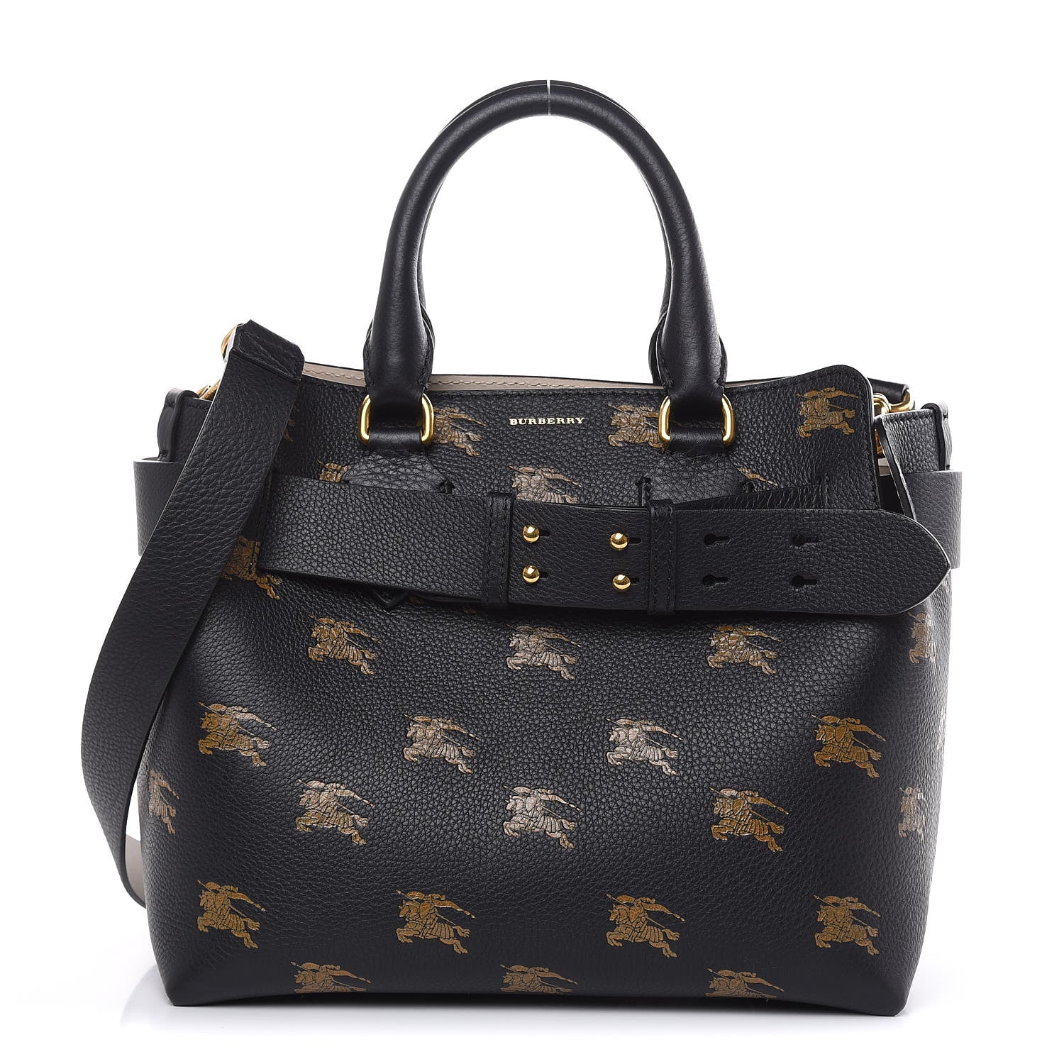 Burberry Grained Calfskin EKD Small Belt Bag Black 1 of 12