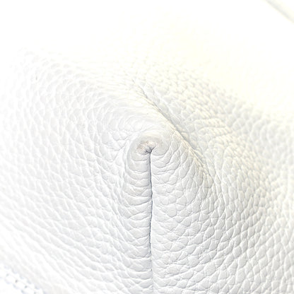 Burberry London Grainy Calfskin Medium Baynard Tote White 12 of 13