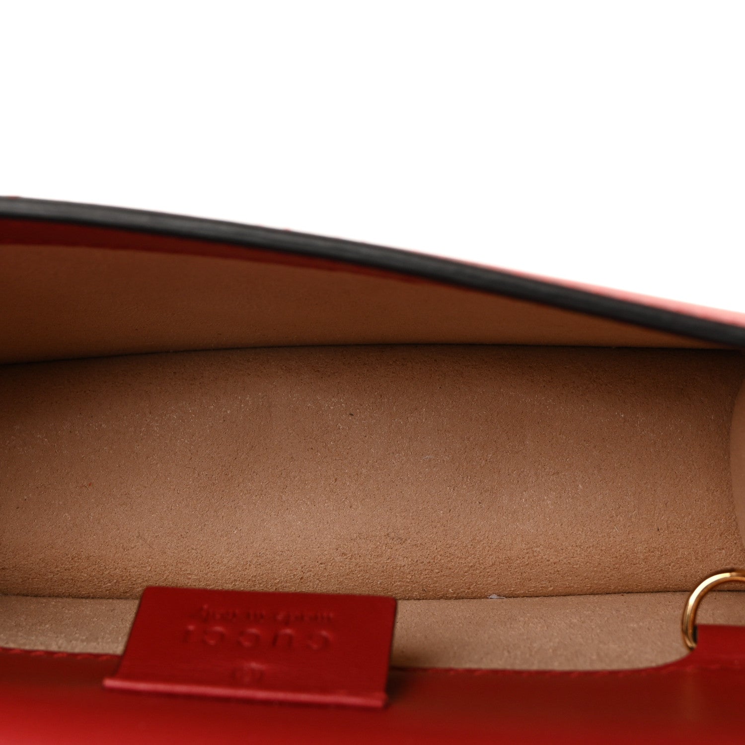 Gucci Calfskin Super Mini Sylvie Chain Shoulder Bag Hibiscus Red 5 of 10