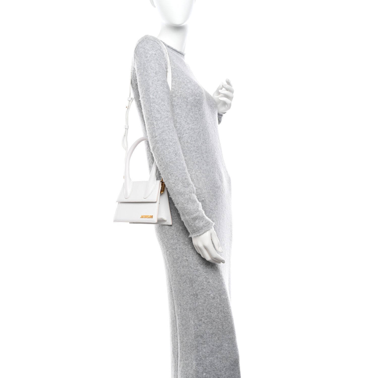 Jacquemus Smooth Calfskin Le Chiquito Moyen White 2 of 13