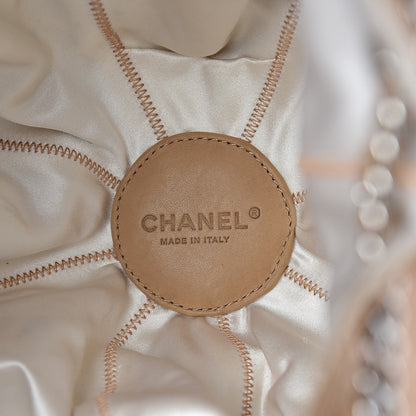 Chanel Lambskin Satin Reversible Sac Cordon Beige 6 of 8