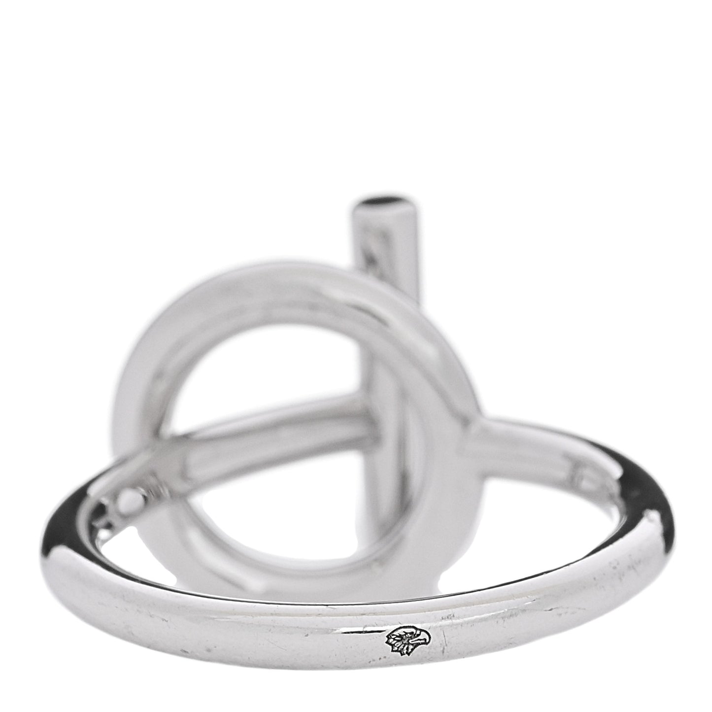 18K White Gold Diamond PM Echappee Ring 49 5