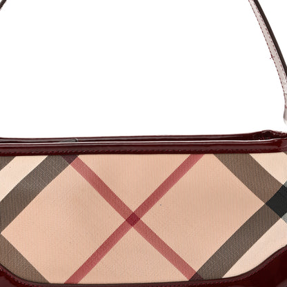 Burberry Patent Nova Check Newbury  Dark Red 7 of 11