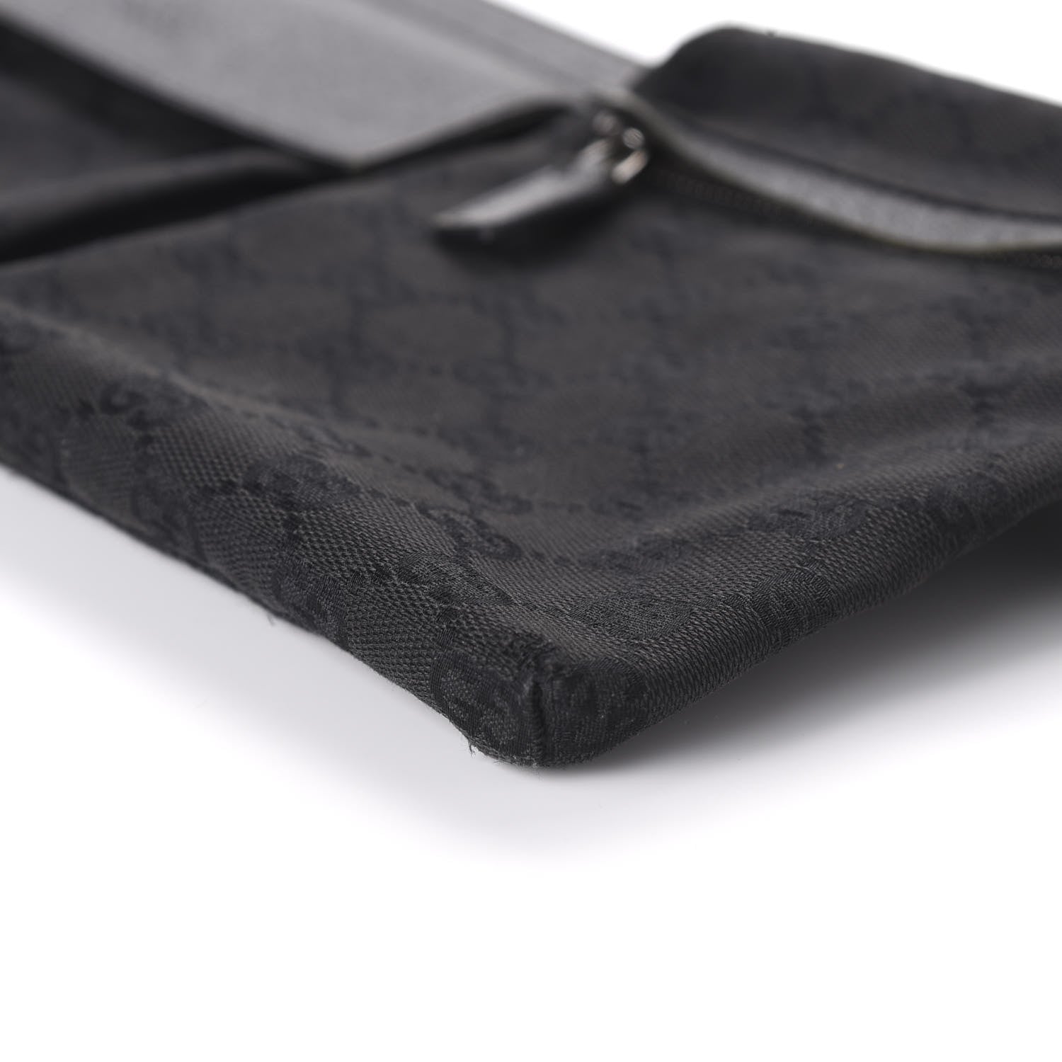 Gucci GG Monogram Double Pocket Belt Bag Black 7 of 11