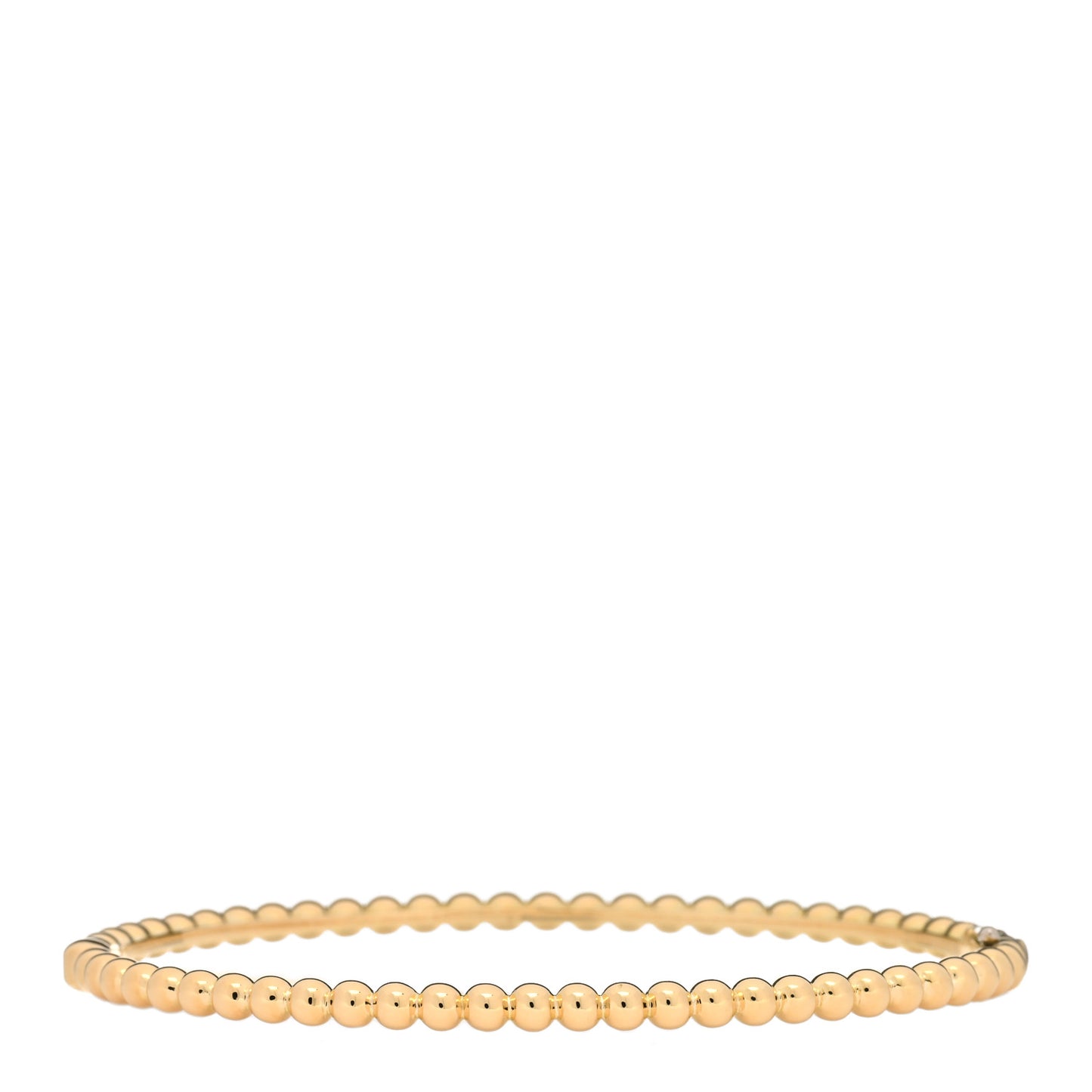 18K Yellow Gold Perlee Pearls of Gold Bracelet L